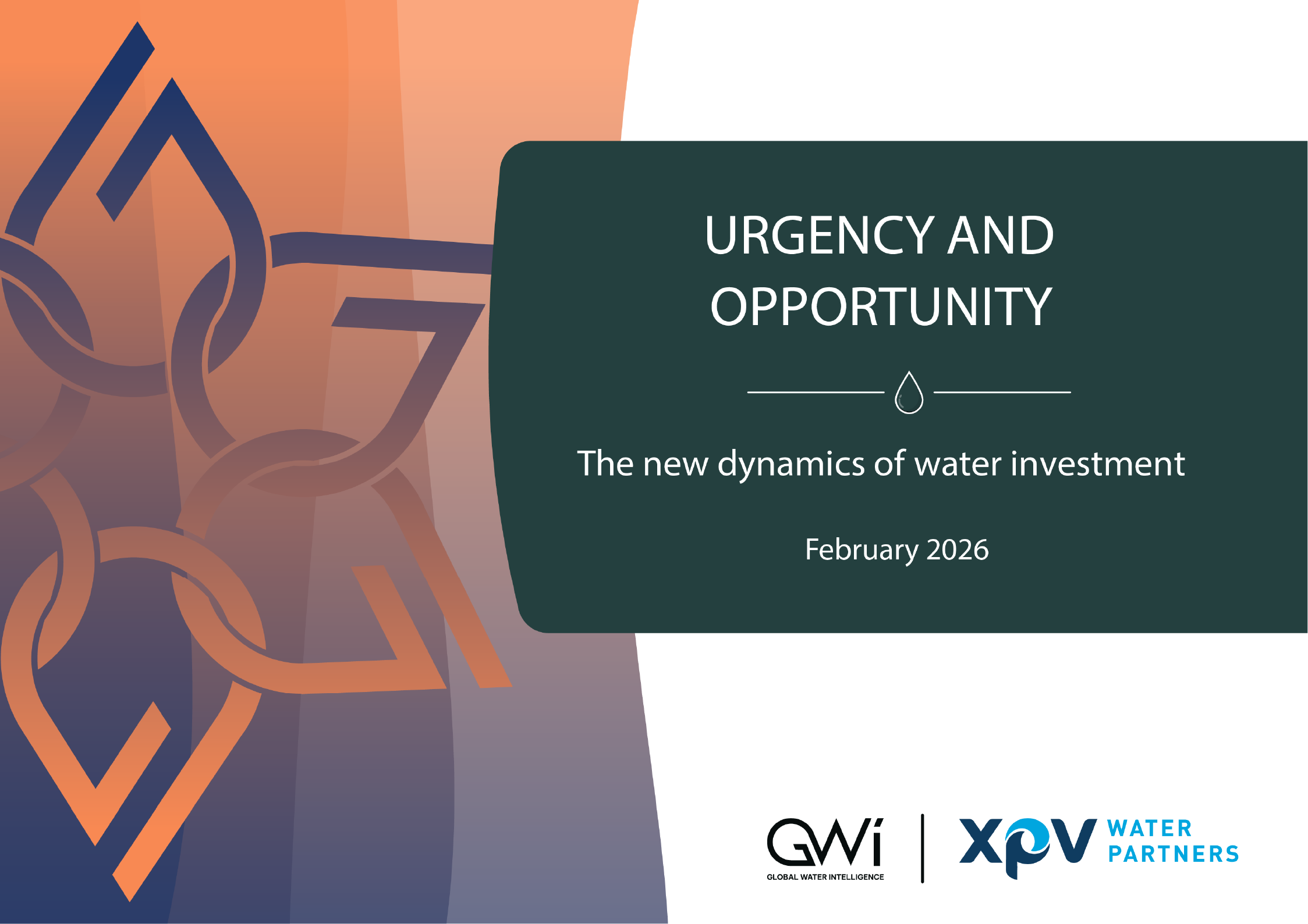 Urgency and Opportunity - The new dynamics of water investment white paper cover