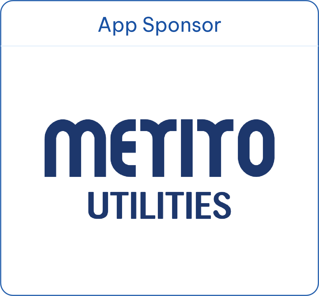 Metito Utilities — App Sponsor