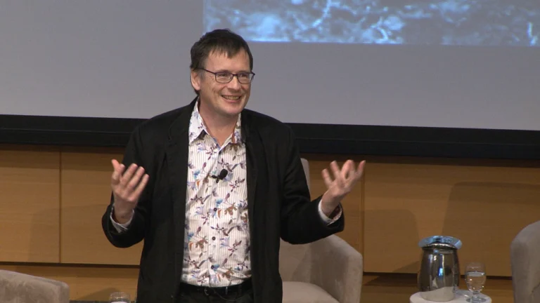 Christopher Gasson speaking at the Global Water Summit